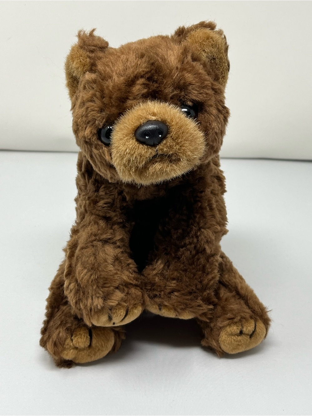 Vintage 1996 TY Cocoa Brown Bear Beanie Buddy Plush Teddy 11” Collectible Cute